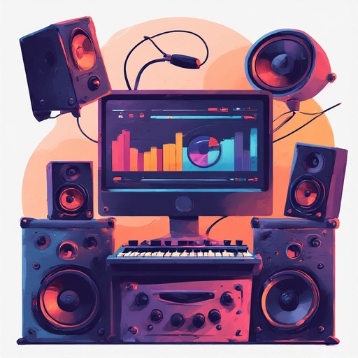 Jason Brain's music production studio setup